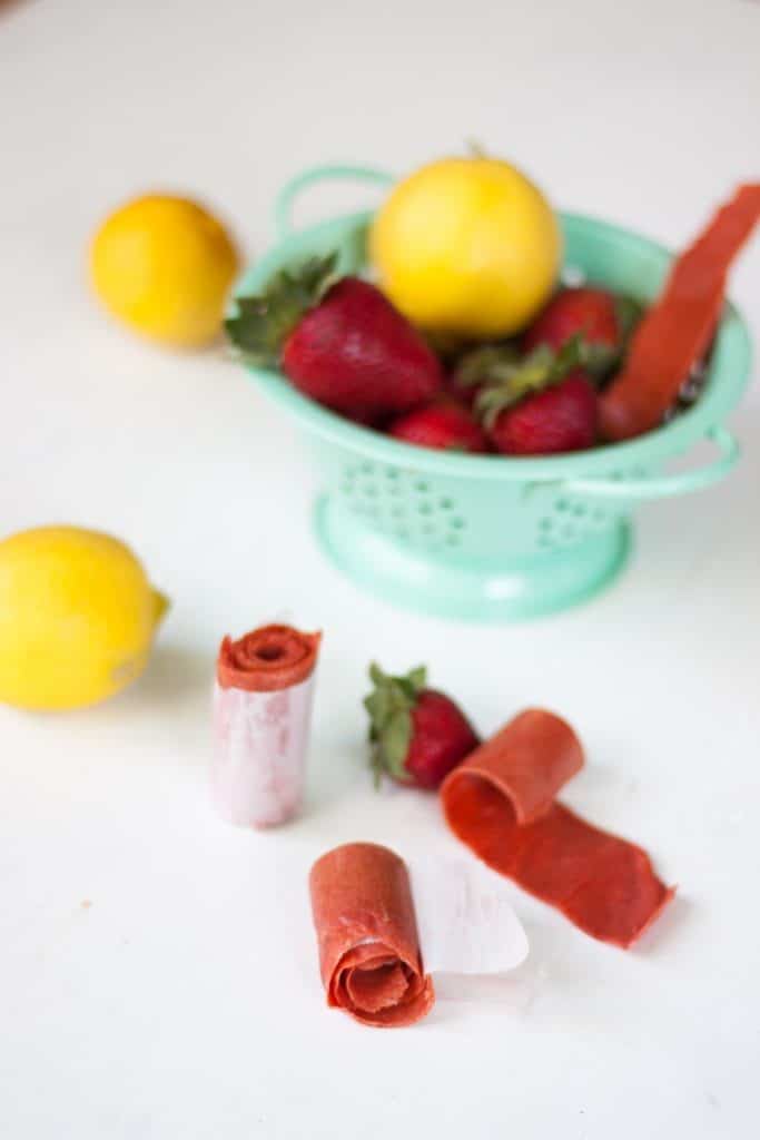 Strawberry Lemonade Fruit Leather