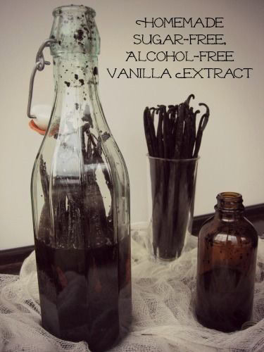 Homemade Sugar-Free Alcohol-Free Vanilla Extract