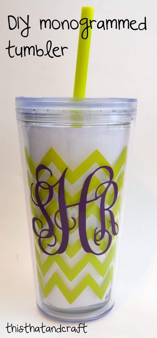 Monogrammed Tumbler