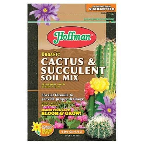 Hoffman 10404 4-Quart Organic Cactus and Succulent Soil Mix