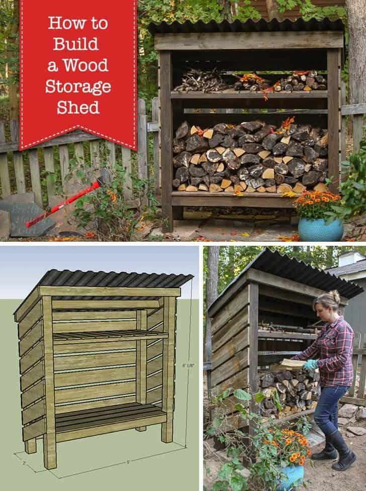 The Two Layer Wood Storage Shed