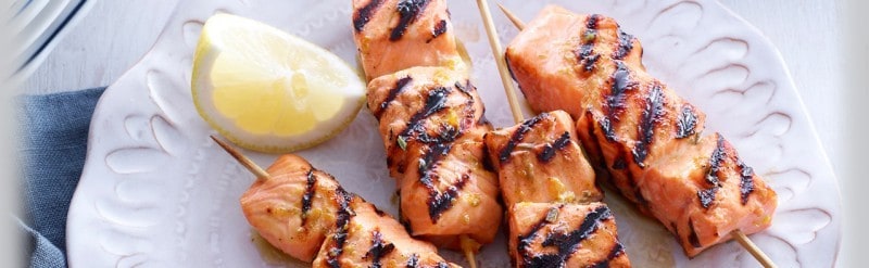 Trout Skewers with a Citrus Marinade