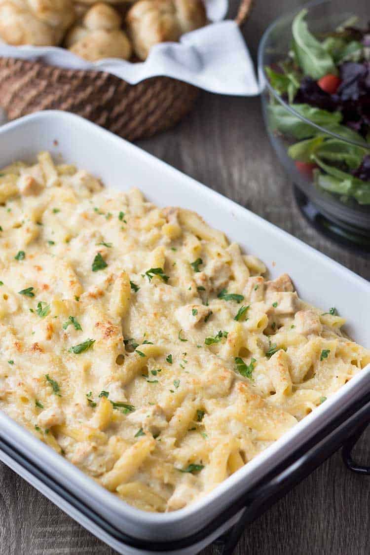 Baked Chicken Alfredo