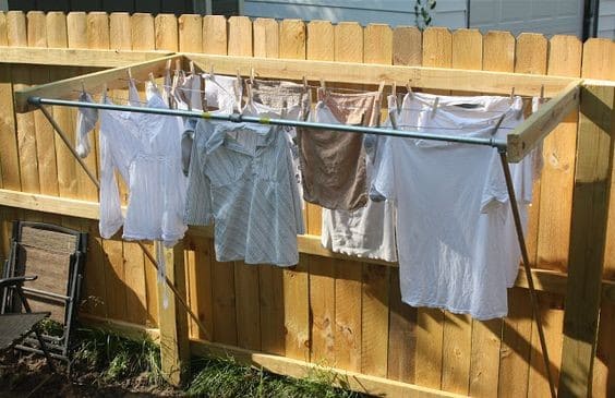 Fence Clothesline