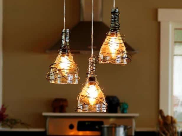 The Wine Bottle Pendant Light