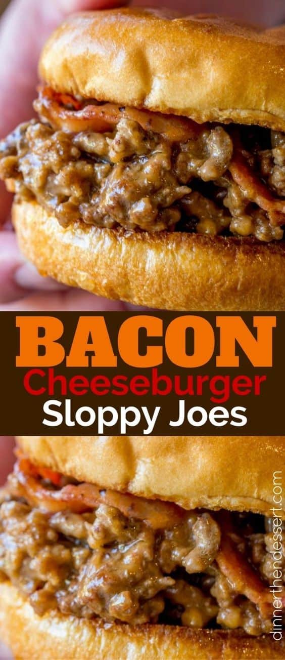 Bacon Cheeseburger Sloppy Joes