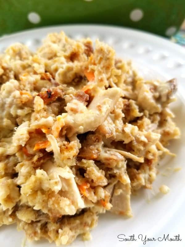 Chicken and Stuffing Casserole