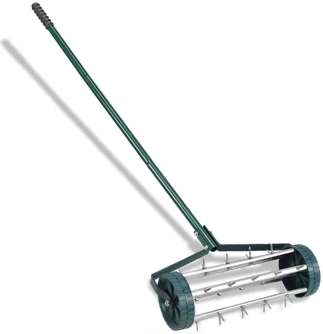 Goplus Rolling Lawn Aerator