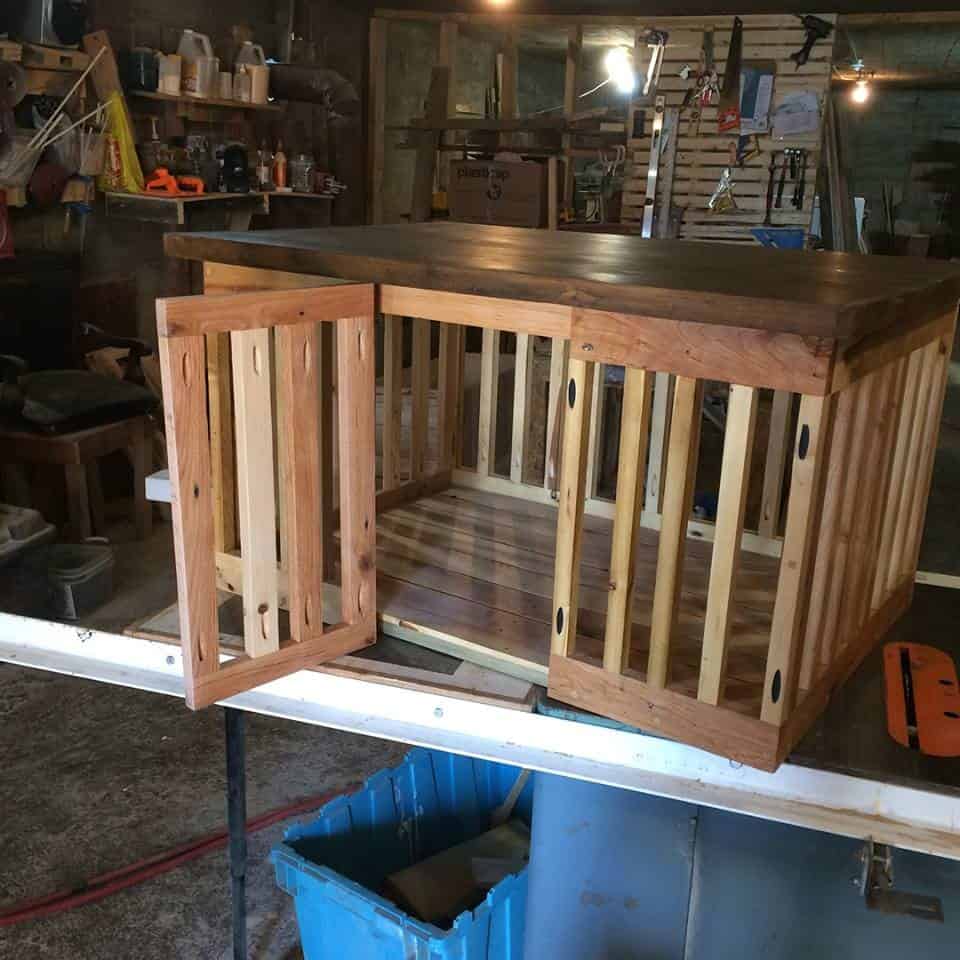 Pallet Dog Crate