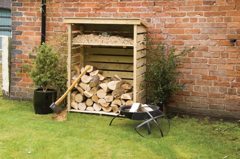 4ft x 2ft Wood Log Store