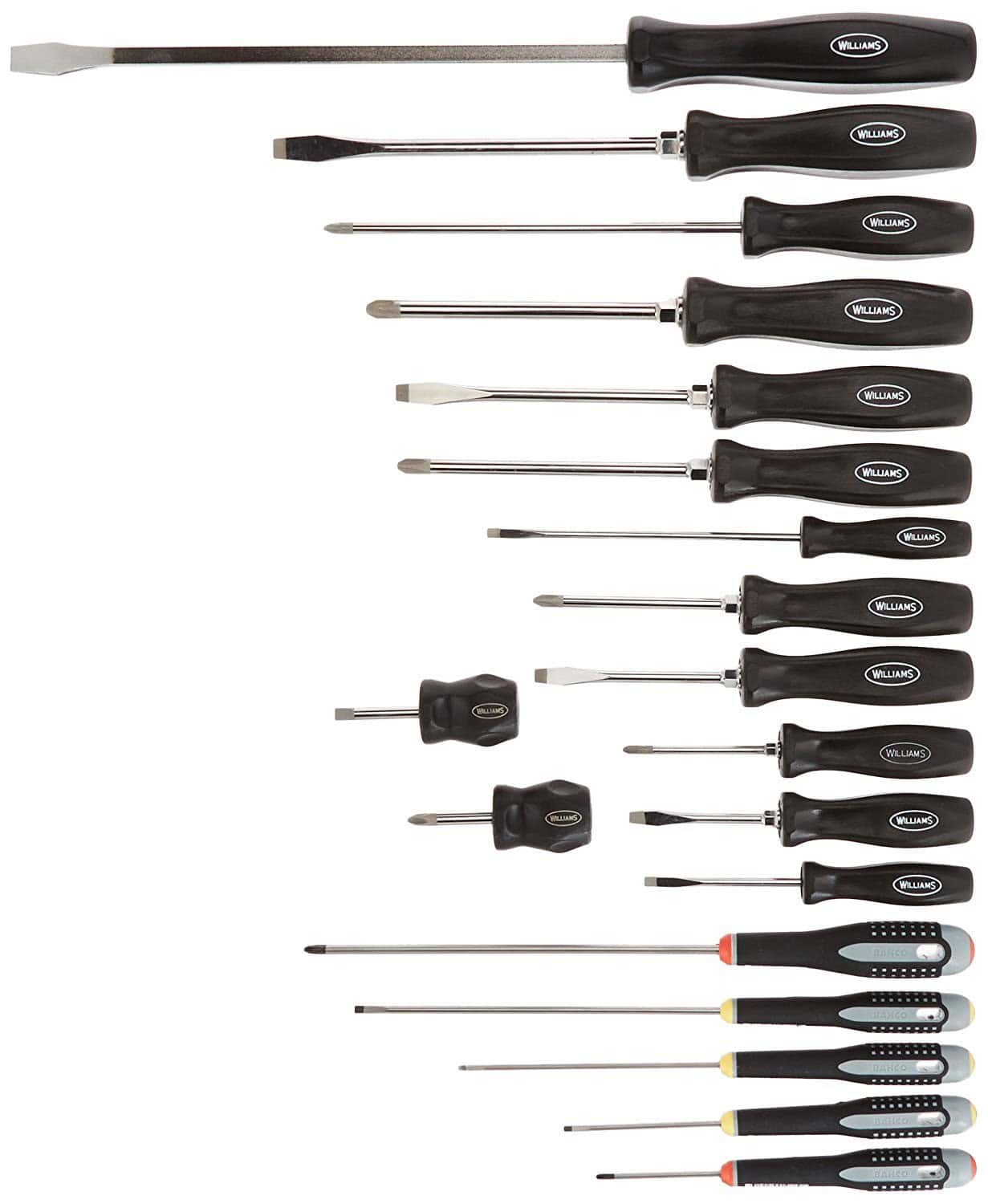 Williams 100P-19MD 19-piece Screwdriver Set