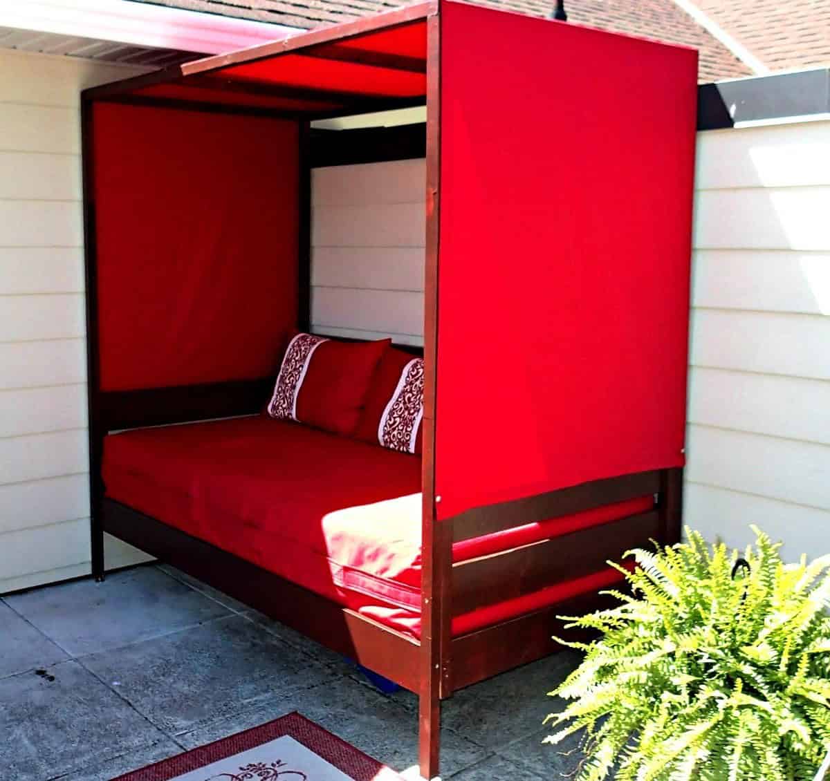 Outdoor Daybed with Canopy