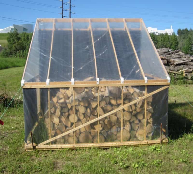 The Greenhouse Firewood Shed