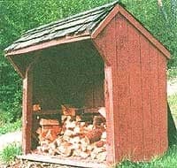 The Timber Frame Woodshed