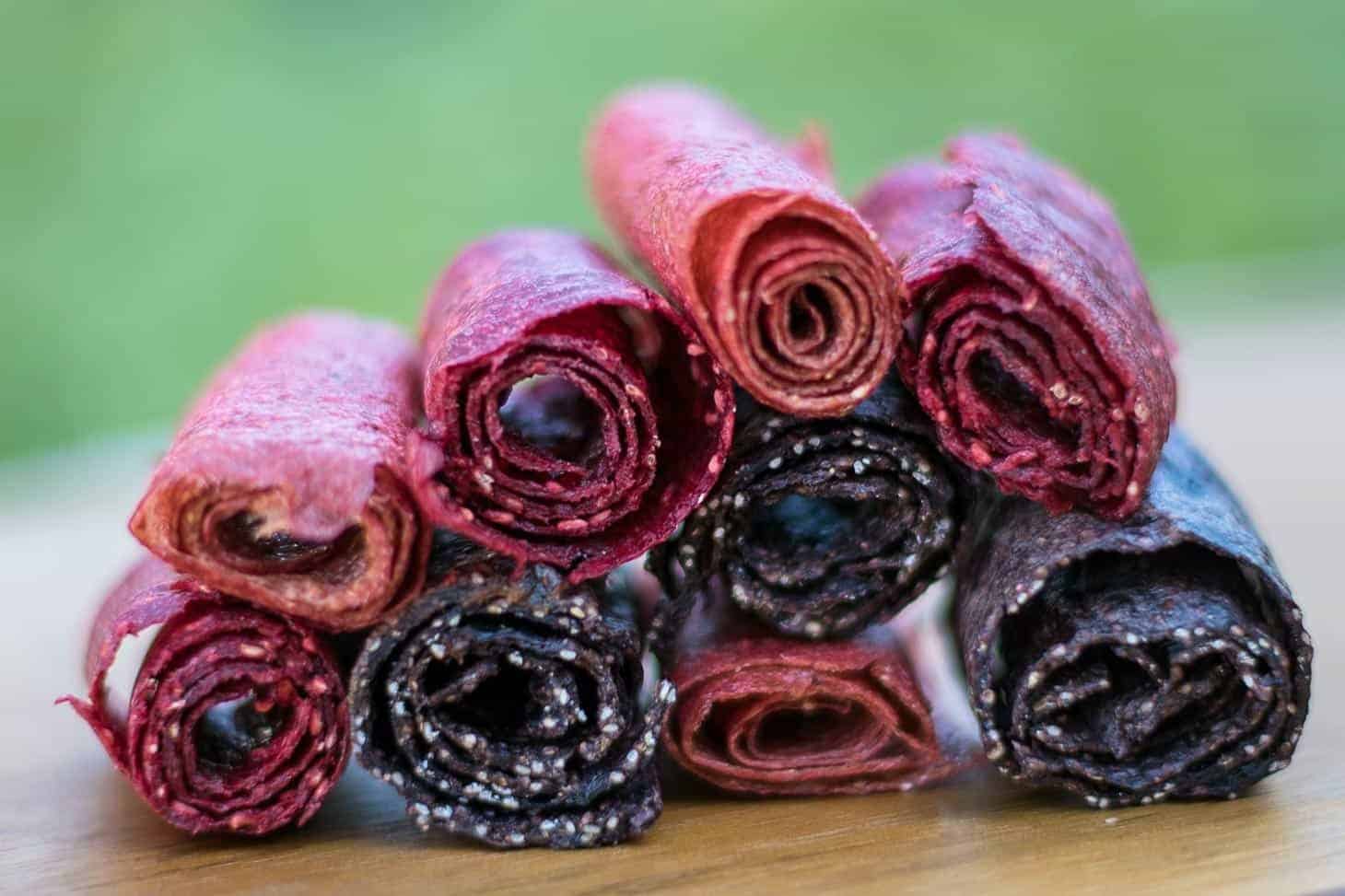 Strawberry Rhubarb Fruit Leather