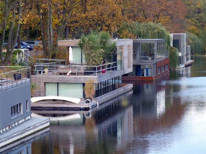 Two Story Modern Houseboat