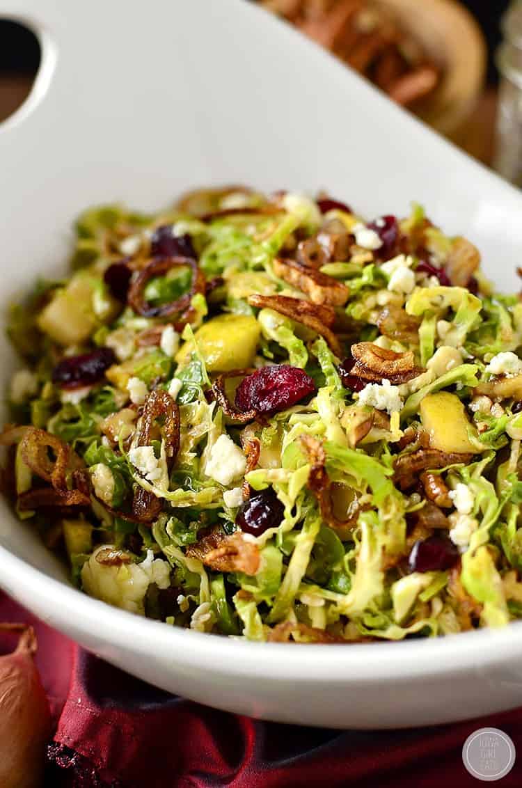 Fall Shredded Brussels Sprouts