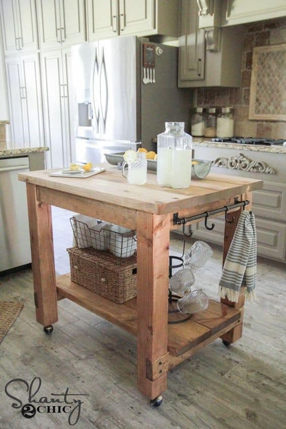 The Shanty to Chic Kitchen Island