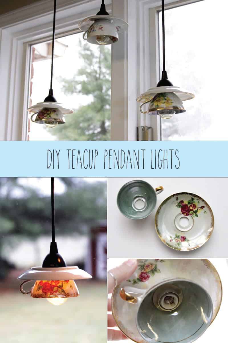 Pendant Teacup Lights