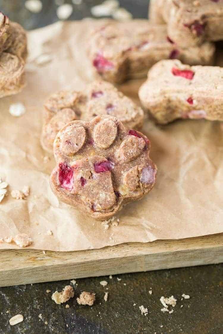 Strawberry Banana Dog Treats