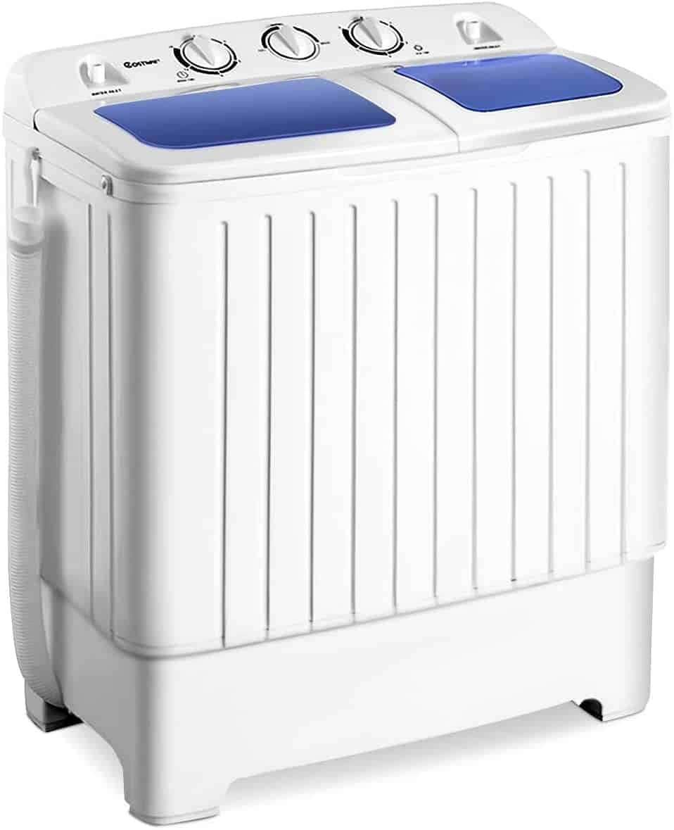 Giantex  17.6lbs Portable Mini Compact Twin Tub Washing Machine