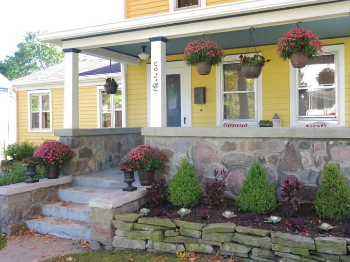 Rock Border in Front Garden