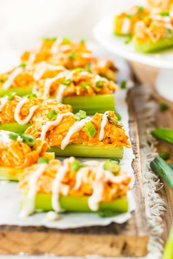 Buffalo Chicken Celery Sticks