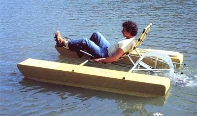 Recumbent Pontoon Pedal Boat