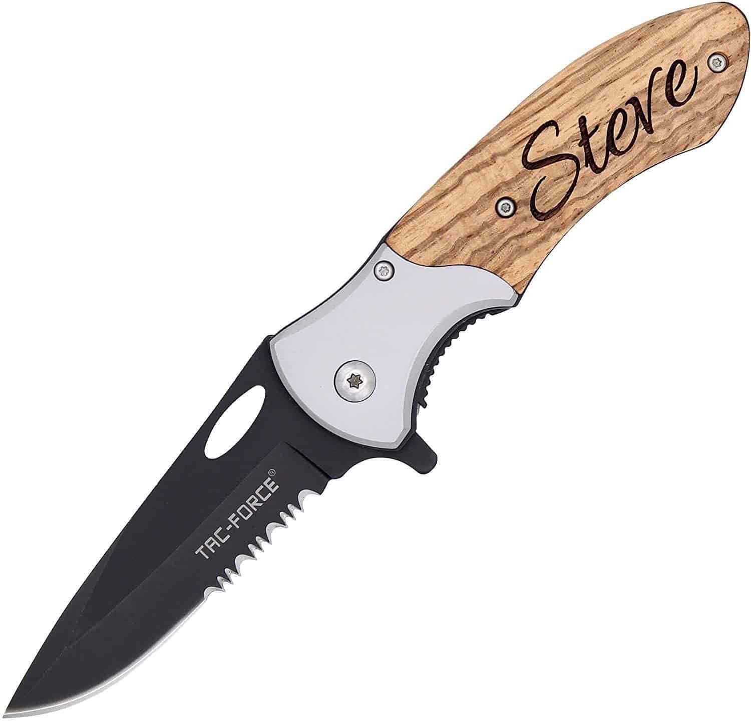 Palmetto Wood Shop Tac Force Pocket Knife