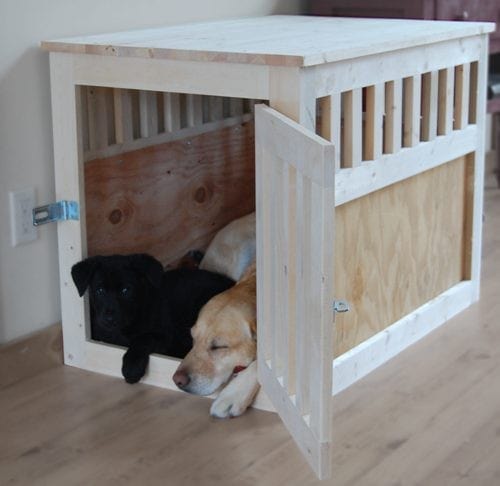 Large Wood Pet Crate