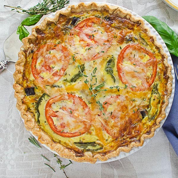 Ratatouille Quiche