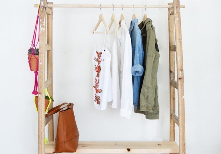 Consider swapping out a traditional wardrobe