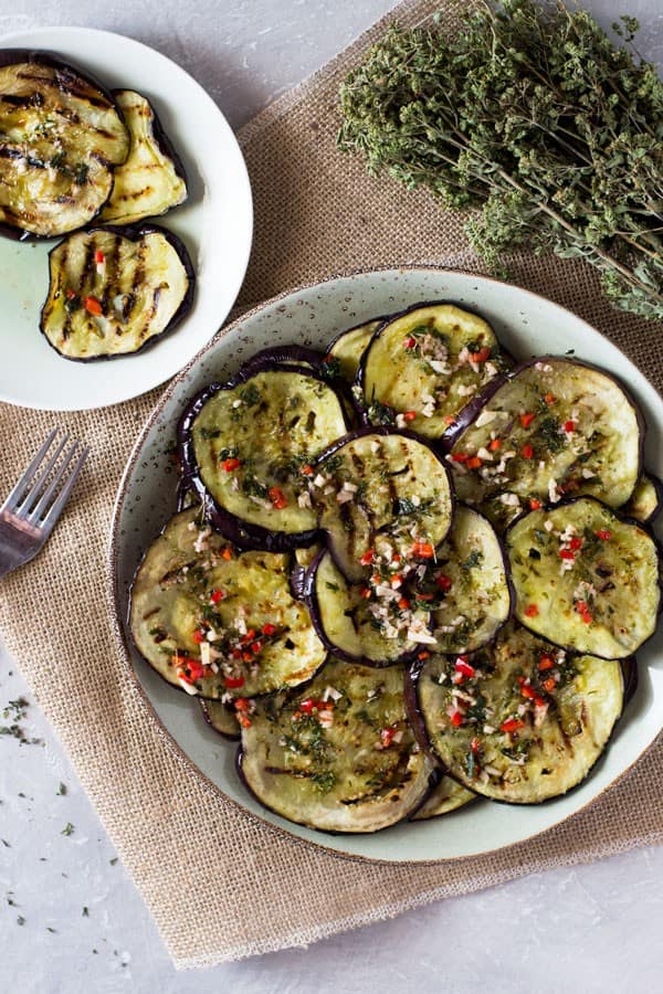 Italian Marinated Eggplant