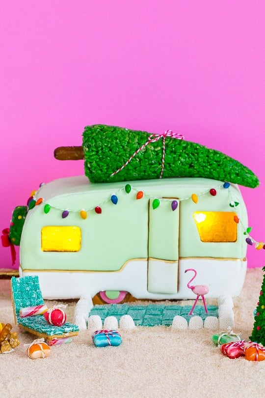 Retro Camper Gingerbread House