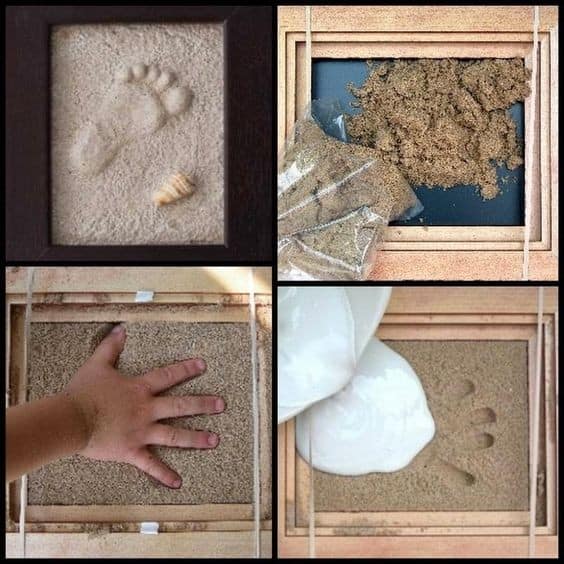 Framed Baby Footprint