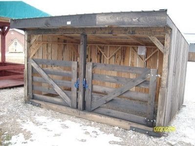 The Goat Shed with Stalls