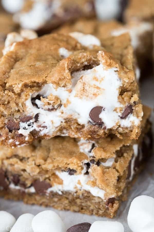 Oatmeal Cookie S’mores Bar