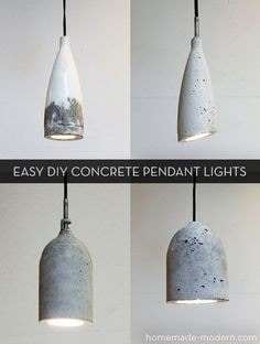 Concrete Pendant Light