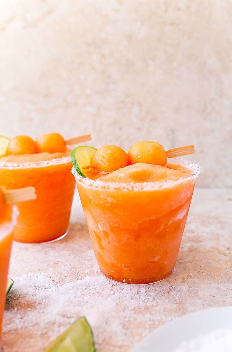 Cantaloupe Slushies