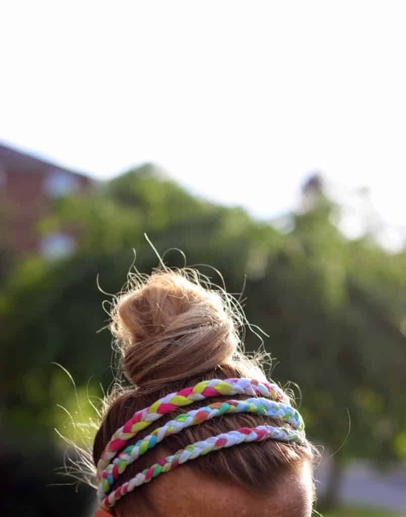 Tie-Dye T-Shirt Headbands