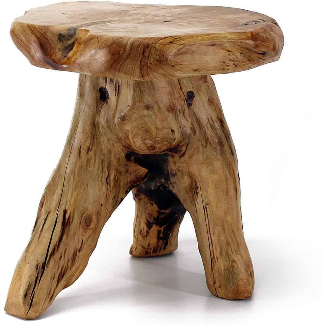 WELLAND Tree Stump Mushroom Garden Stool