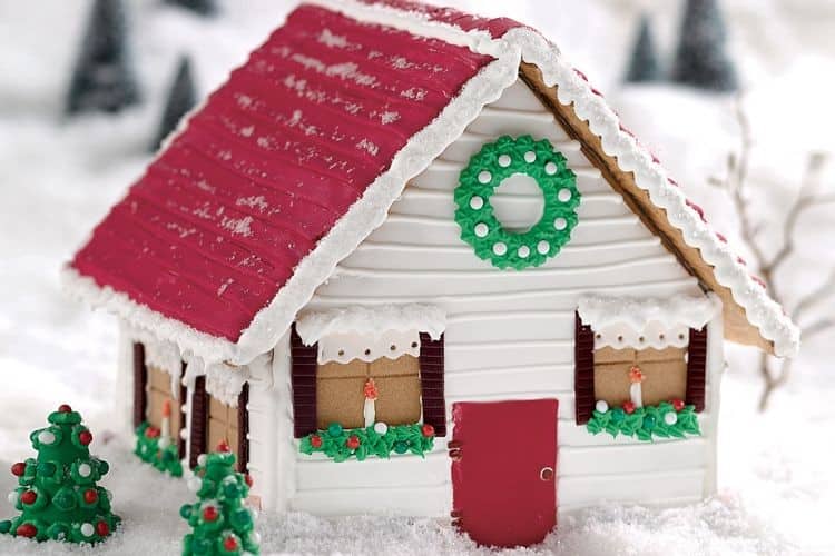 Vermont Holiday Gingerbread Farmhouse