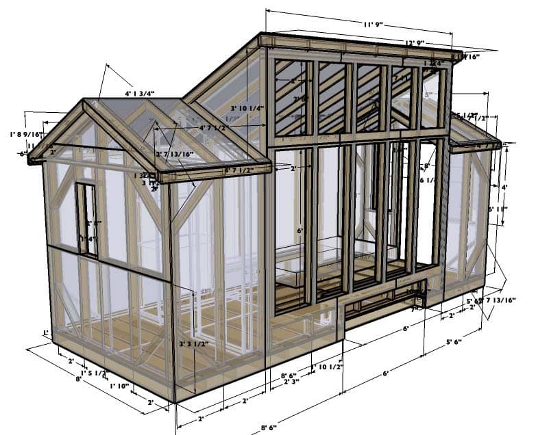 The 8×20 Solar House