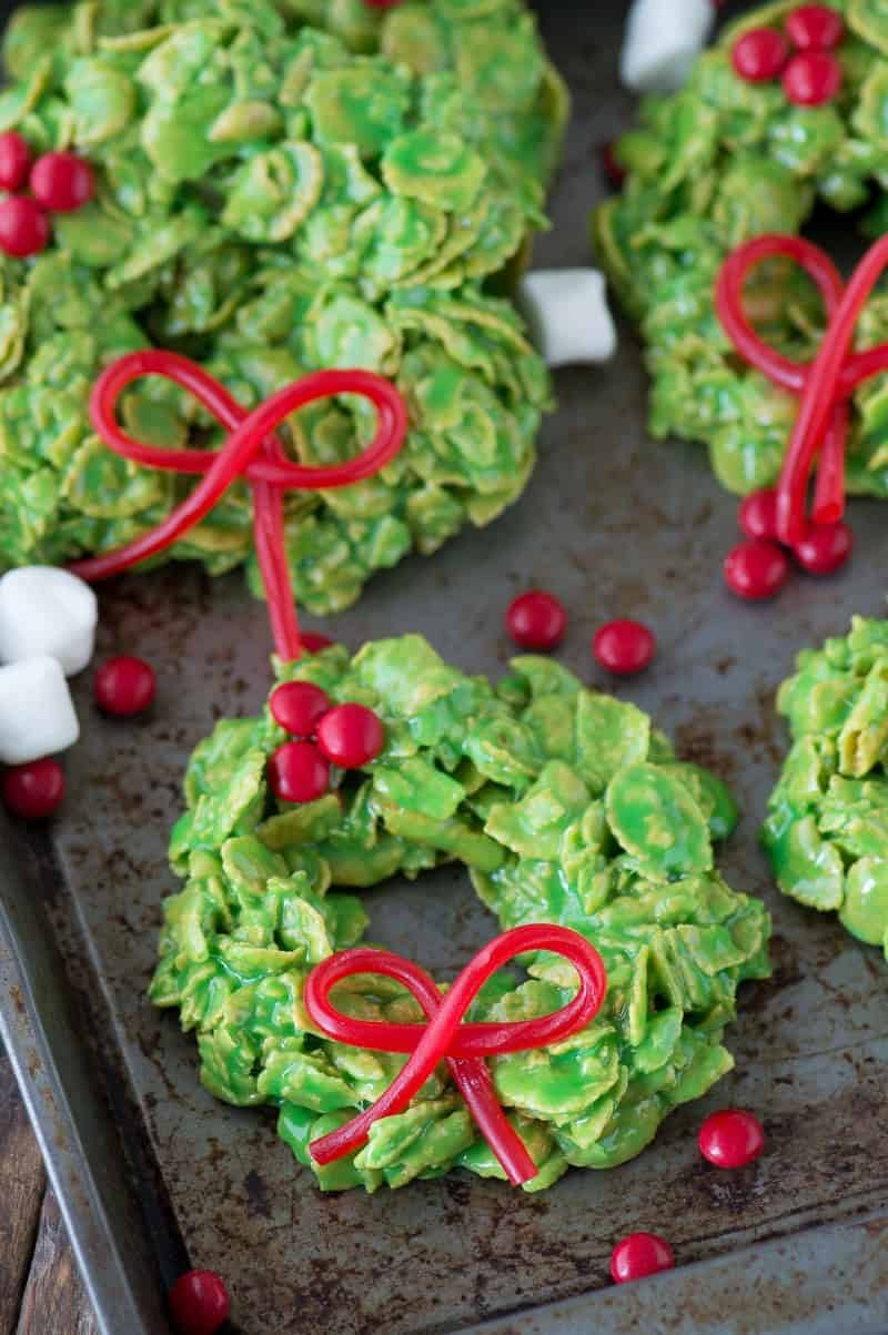 Christmas Wreath Cookies