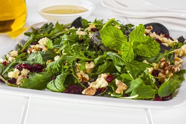 Cranberry, Feta and Walnut Salad