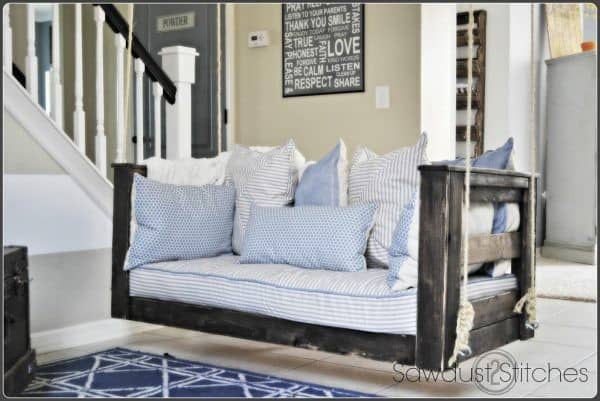 Crib Mattress Porch Swing