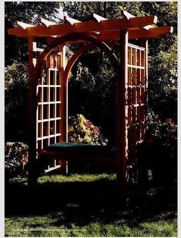 Garden Arch with a Bench