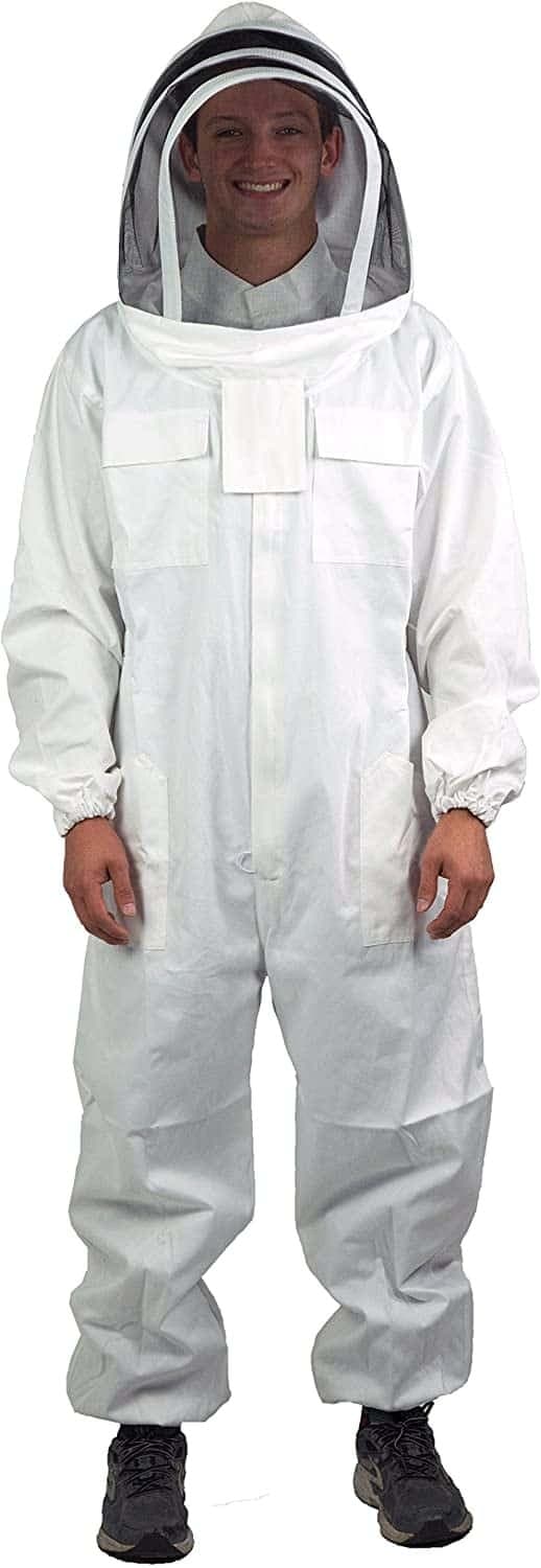 VIVO Professional Cotton Full Body Beekeeping Suit