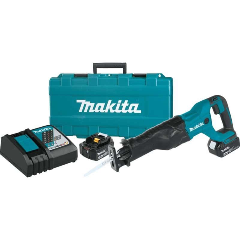 Makita XRJ04T Reciprocating Saw Kit