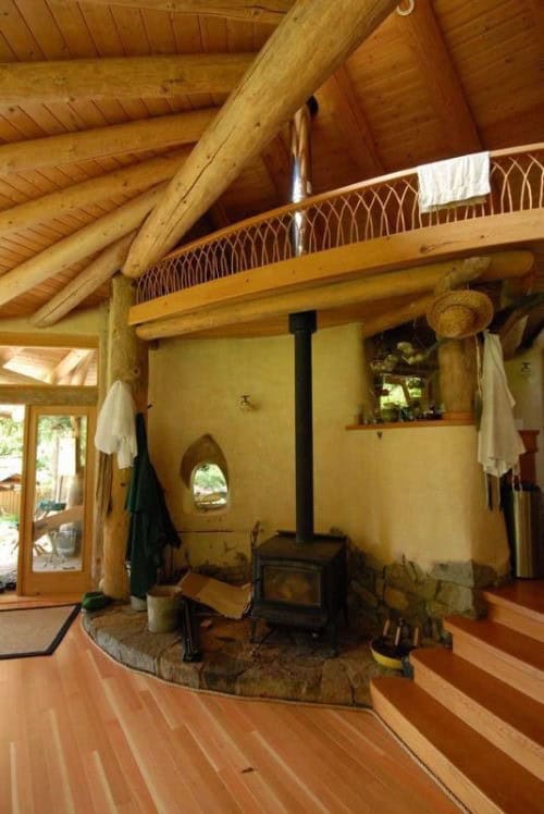 The Inside of a Cob House